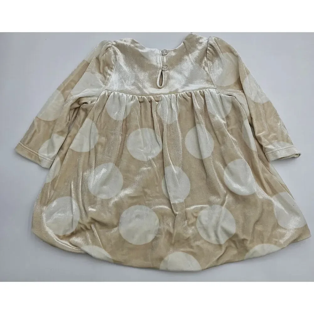 2 Gap/Old Navy Girl's Size 3-6M Cream Dresses